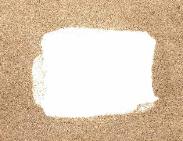 Άμμο πλαίσιο — Φωτογραφία Αρχείου