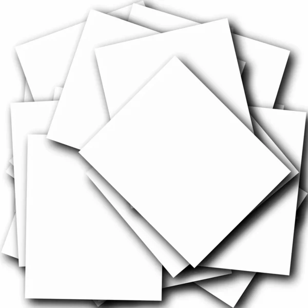Prázdný rámeček izolovaných na bílém pozadí — Stock fotografie