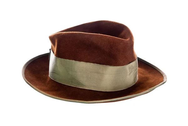 흰색 배경에 고립 된 모자 — 스톡 사진