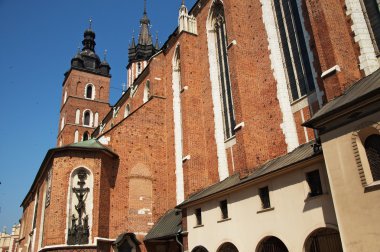 St. Mary Kilisesi Krakow 'da.