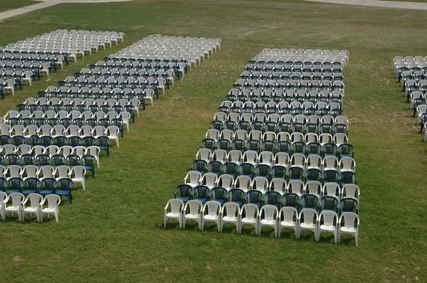Filas de sillas vacías — Foto de Stock