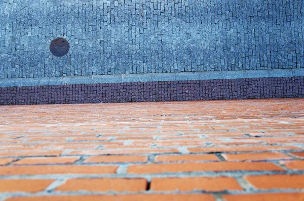 stock image View of the wall from above