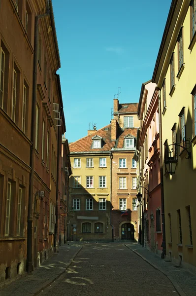 Gatorna i gamla stan i krakow — Stockfoto