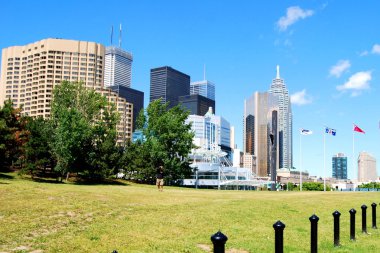 High Rise Buildings in Downtown Toronto, Canada clipart