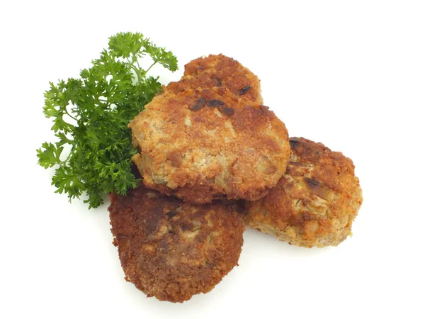 Freshly fried meatballs — Stock Photo, Image