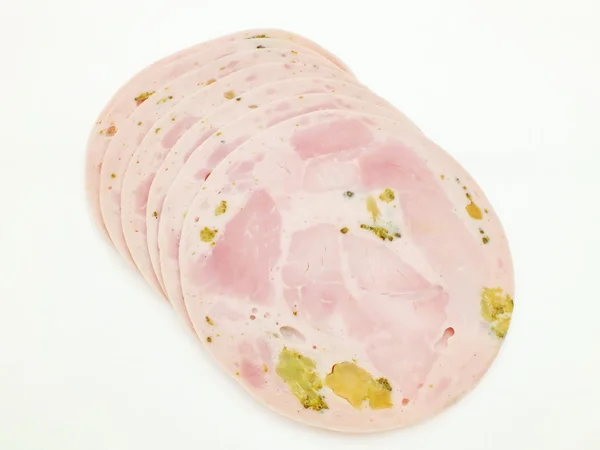 German sausage plate — Stock Photo, Image