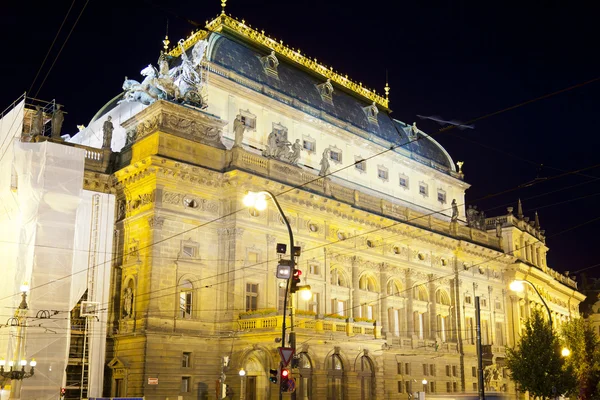 Prag Ulusal narodni divadlo — Stok fotoğraf