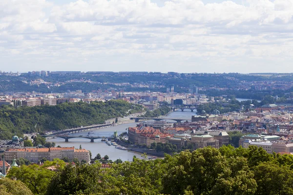 Panoramisch Praag — Stockfoto