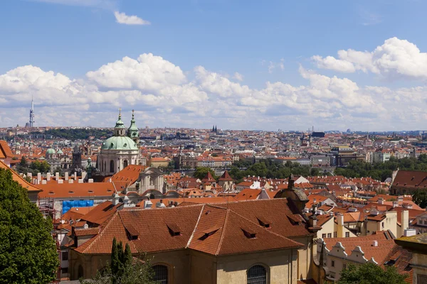 Panoramatický výhled na Prahu — Stock fotografie
