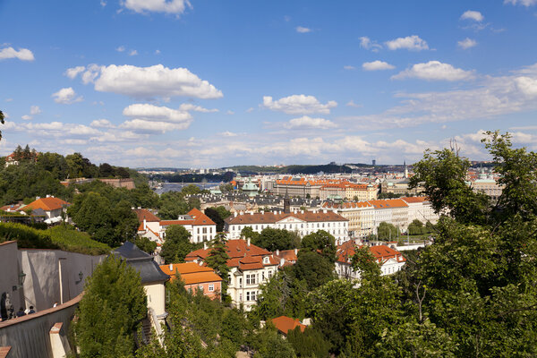 Overview of Prague, Czech Republic
