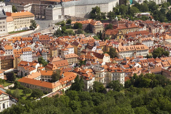 Панорамный вид на Прагу — стоковое фото