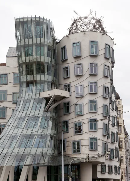 stock image Dancing house in Prague. Czech republic