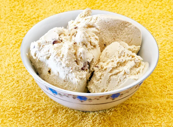 Noten van vanille-ijs — Stockfoto