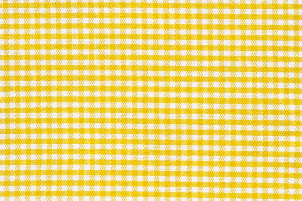 Texture white yellow tablecloth — Stock Photo, Image