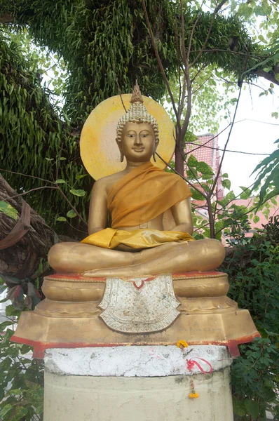 Statua di Buddha nel tempio thai — Foto Stock