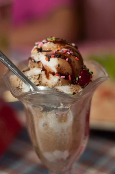 Café moca sabor helado —  Fotos de Stock