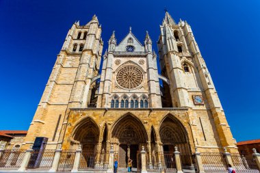 Cathedral of Leon, Spain clipart