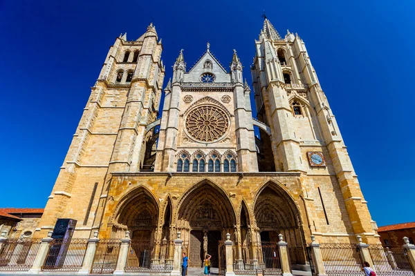 Katedralen i leon, Spanien — Stockfoto