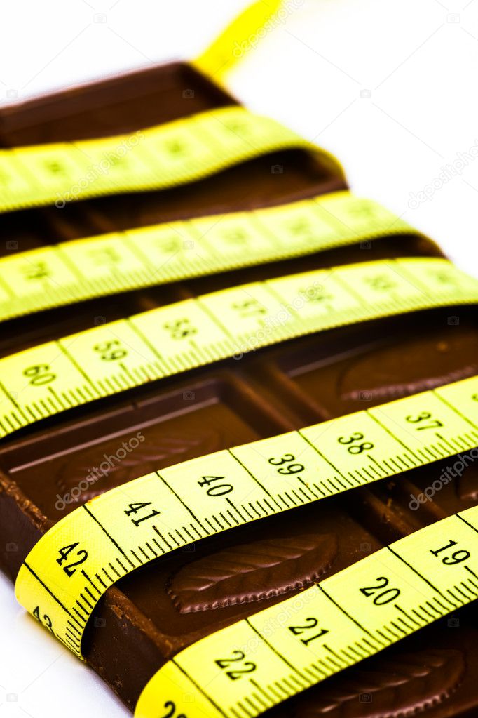 Chocolate and tape measure