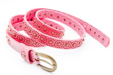 Pink women belts clipart