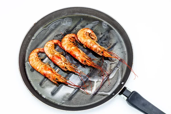 Shrimp grilled — Stock Photo, Image
