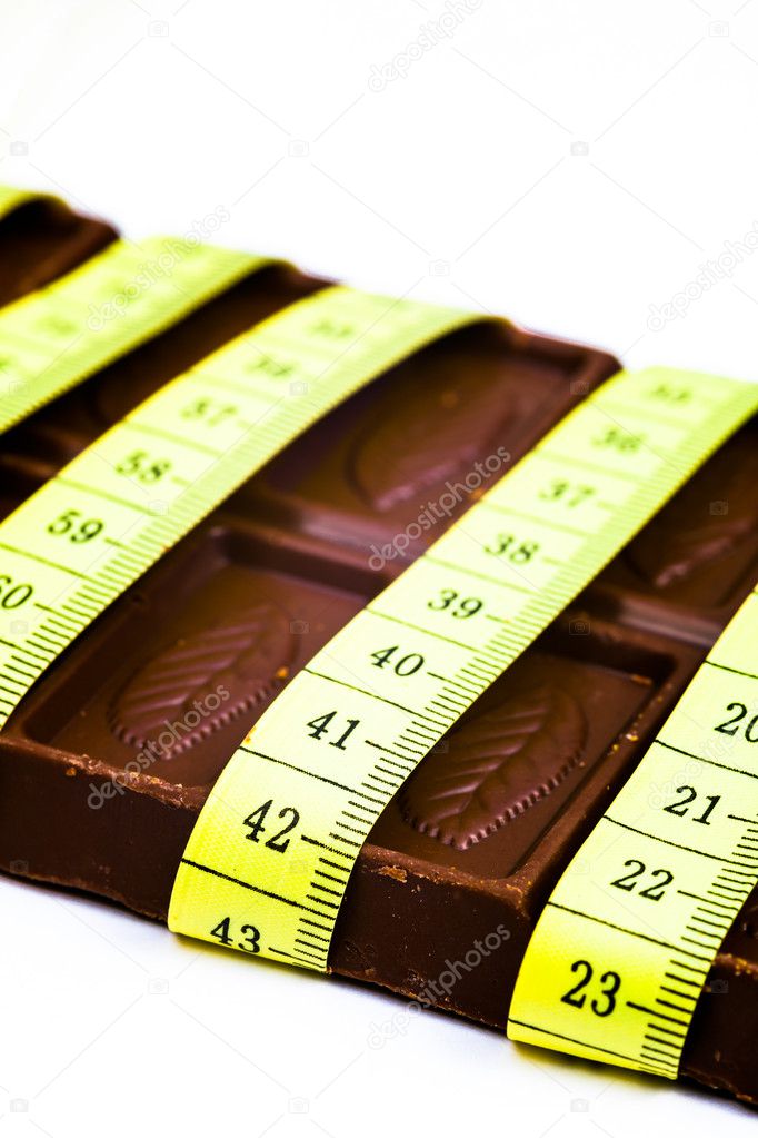 Chocolate and tape measure