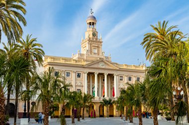 City hall of Cadiz, Spain clipart