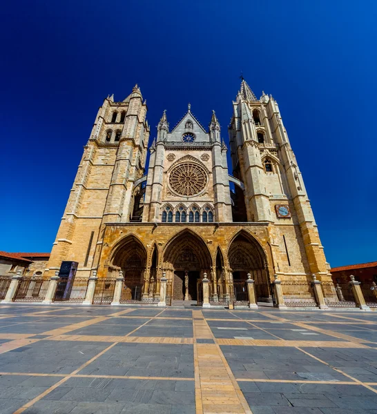 Cattedrale di Leon, Spagna — Foto Stock