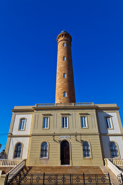 Wonderful lighthouse known as lighthouse of Chipiona at the province of Cádiz