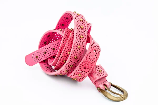 Cintos femininos rosa — Fotografia de Stock
