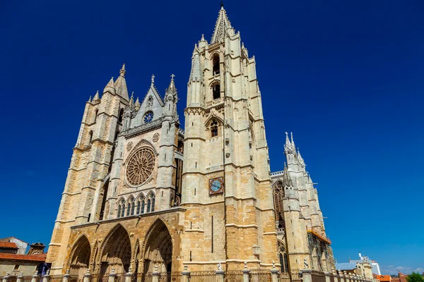 Catedral de Leão, Espanha — Fotografia de Stock