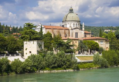 San Giorgio Church in Verona Italy clipart