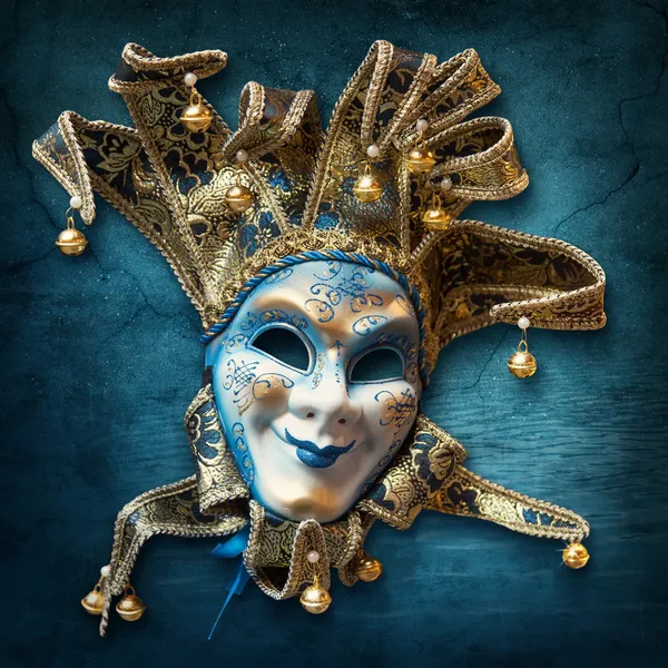 Antecedentes abstratos com máscara veneziana — Fotografia de Stock