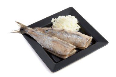 Raw herring clipart