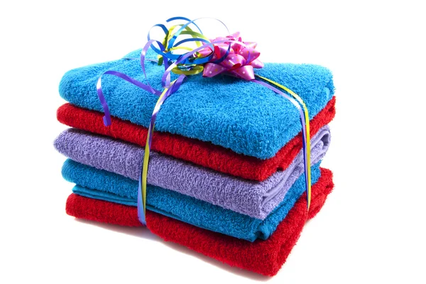 Hromadu ručníků — Stock fotografie