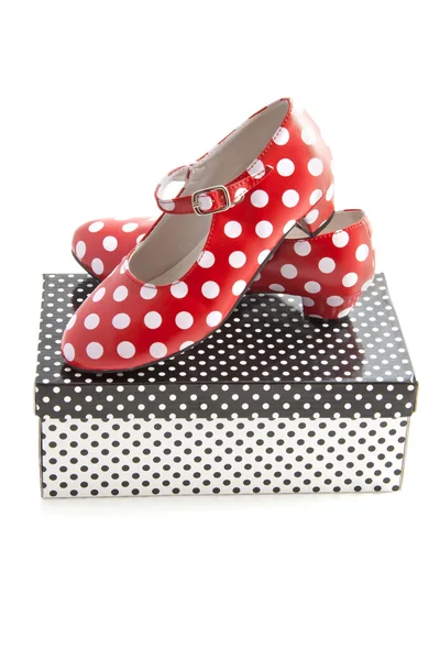 Speckles sapatos espanhóis — Fotografia de Stock