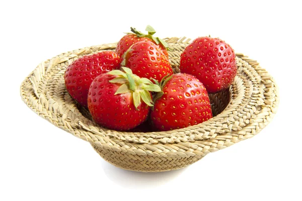 Strawberry hat — Stock Photo, Image