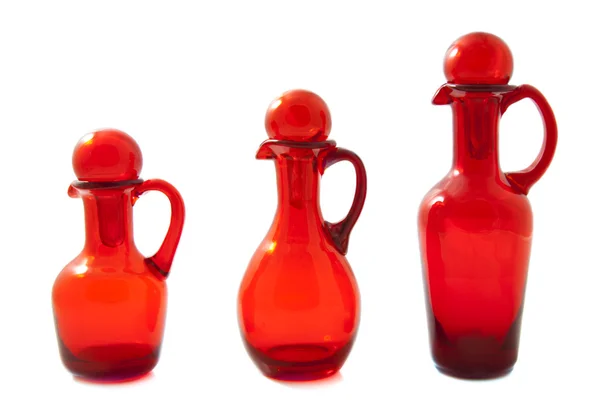 Red carafe's — Stock Photo, Image