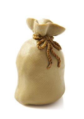 Filled brown bag clipart