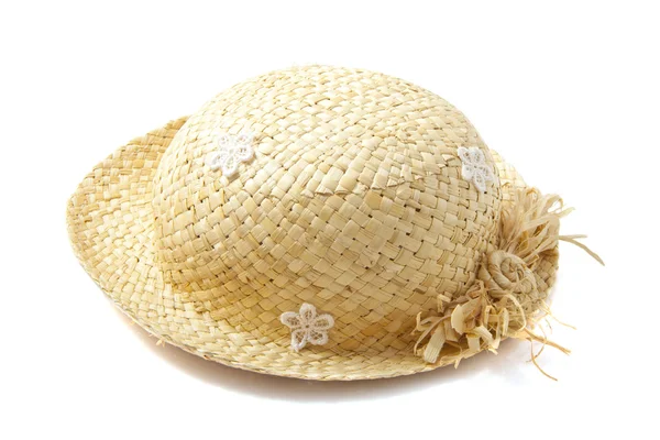 Lovely солом'яний капелюшок — стокове фото