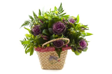 Flower basket clipart