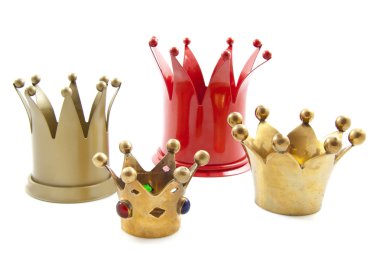 Four crowns clipart