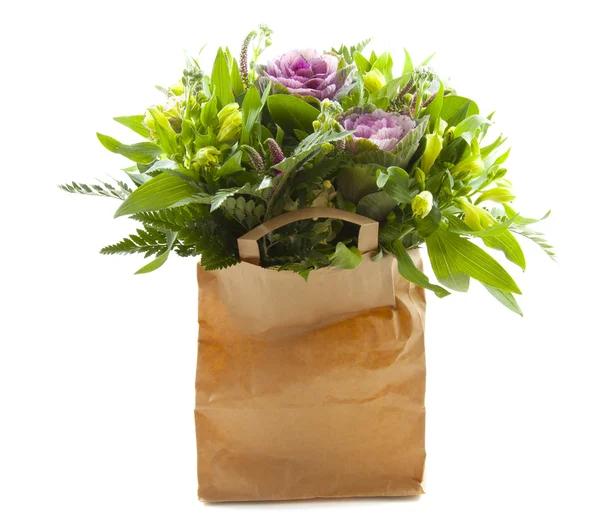 Zakupy dla kwiatów — Zdjęcie stockowe