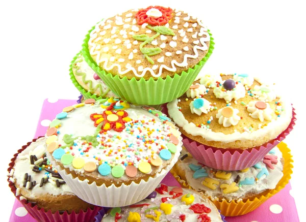 stock image Delicious cupcakes