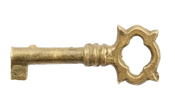Винтажный старый ключ — стоковое фото