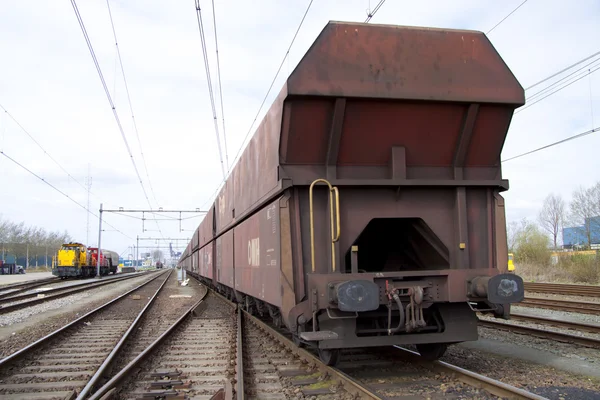 stock image Old rusty cargo train