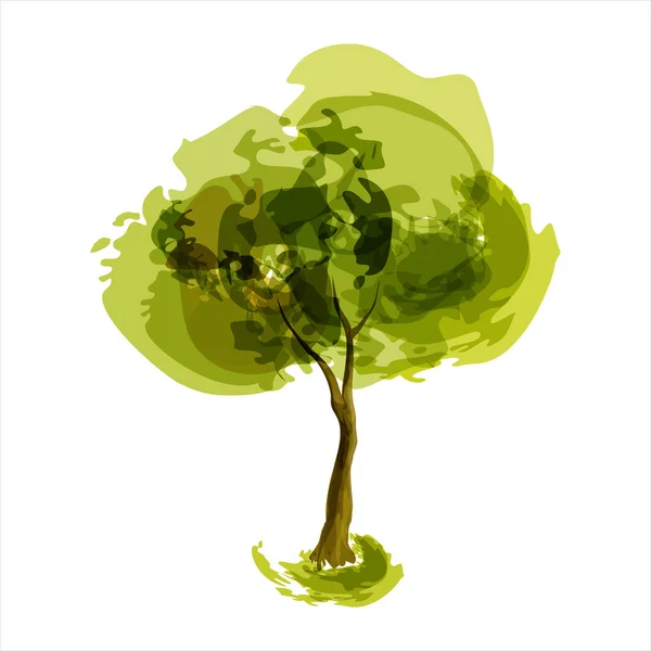Літо дерева — стоковий вектор