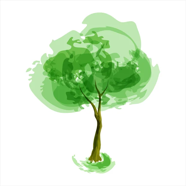 Árbol de primavera — Vector de stock