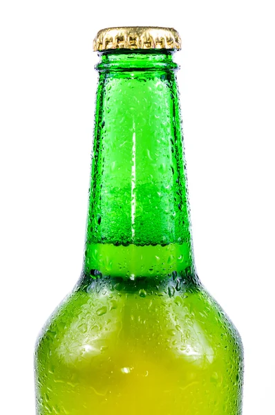 Sweaty bottle of beer — Stock Photo, Image