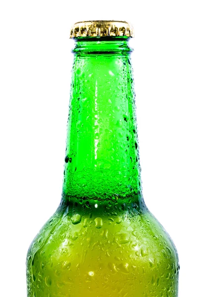 Spocony butelka piwa — Zdjęcie stockowe
